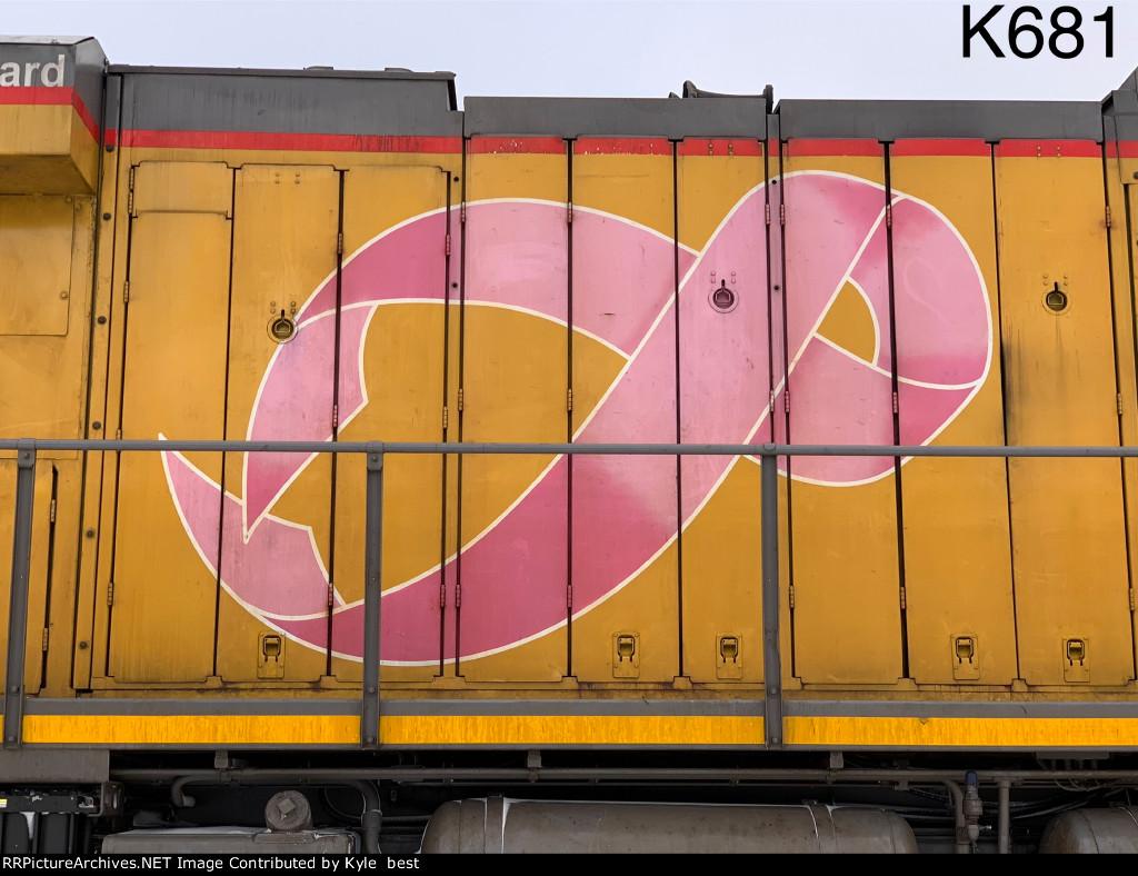Closeup Of Uprr 7400